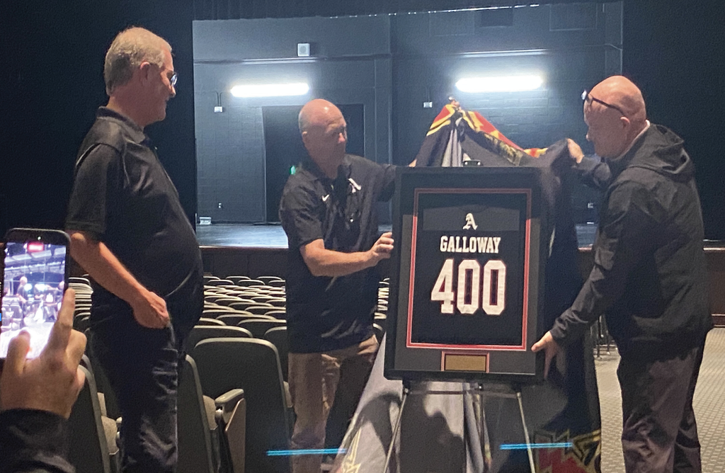 Galloway marks 400th game called